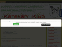 Tablet Screenshot of karakan.hu